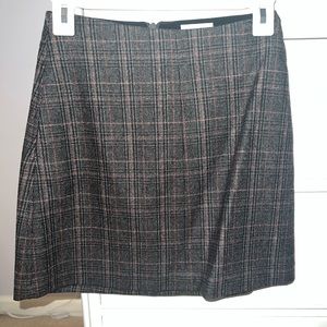 Aritzia Plaid Wool Skirt